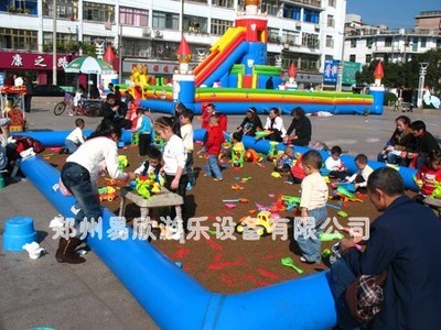 兒童大型充氣沙池/水池與釣魚玩具水池價格解析——鄭州易欣游樂設備專業指南